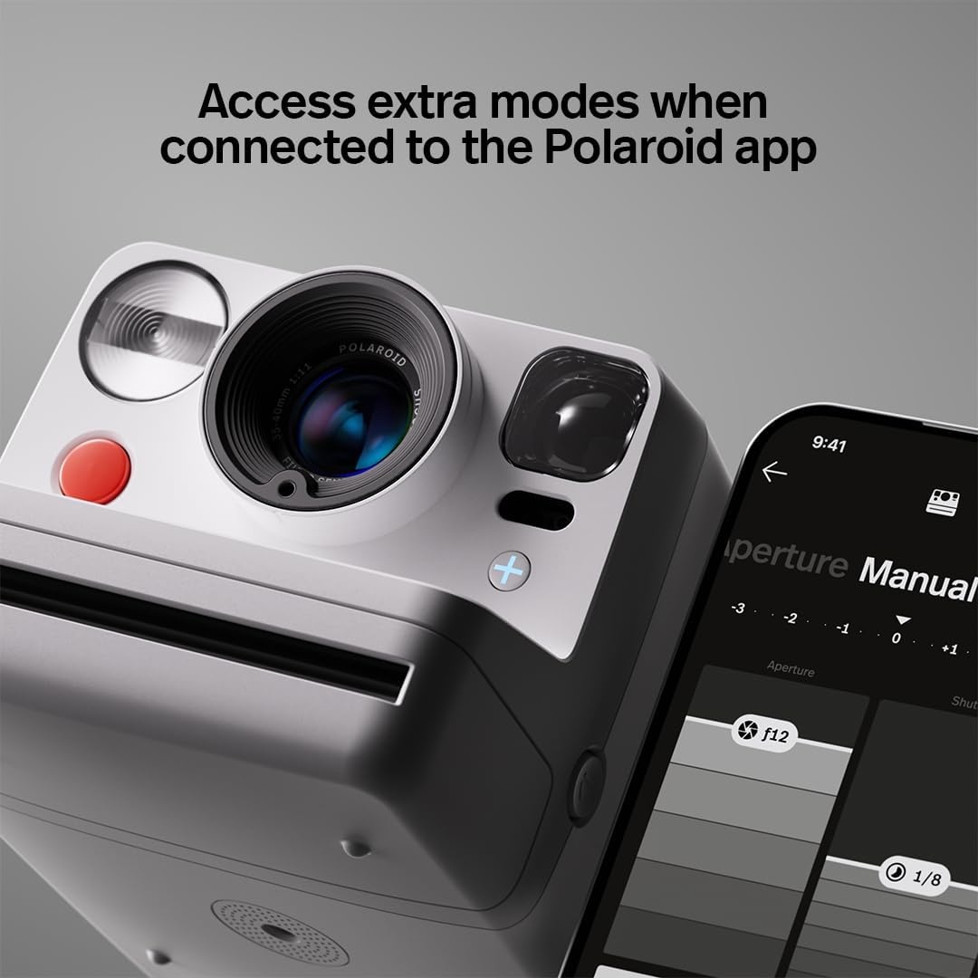 image:imagePolaroid Now 3rd Generation IType Instant Film Camera  Bluetooth Connected App Controlled  Arctic Blue  Camera Only No Film 9163Coral