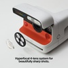 image:imagePolaroid Flip Instant Camera  Color Film Bundle 16 Photos Included  Black 6565  Hyperfocal 4Lens System Sonar autofocus and Sence Analysis with Bluetooth paired Companion appWhite