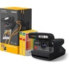 image:imagePolaroid Flip Instant Camera  Color Film Bundle 16 Photos Included  Black 6565  Hyperfocal 4Lens System Sonar autofocus and Sence Analysis with Bluetooth paired Companion appBlack