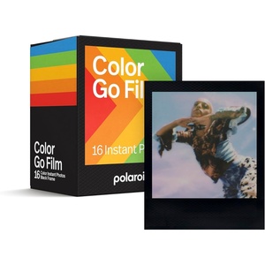 image:imagePolaroid Go Color Film  Black Frame 16 Photos 6211  Only Compatible with Polaroid Go CameraBlack Frame