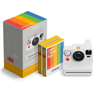 image:imagePolaroid Now 3rd Generation IType Instant Film Camera  Bluetooth Connected App Controlled  Arctic Blue  Camera Only No Film 9163White