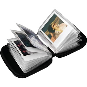 image:imagePolaroid Go Pocket Photo Album  Black  For Polaroid Go Format Photos  Displays 36 Go Photos 6164